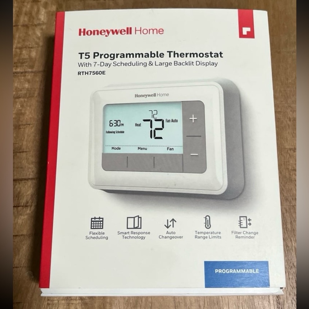 Honeywell Home 24-Volt Selectable-Flexible
Programmable Thermostat